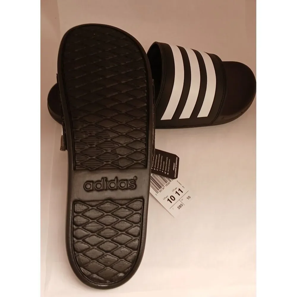 Adidas Adult Unisex Adilette Comfort Slide Black / White GZ5891‎ New In Box